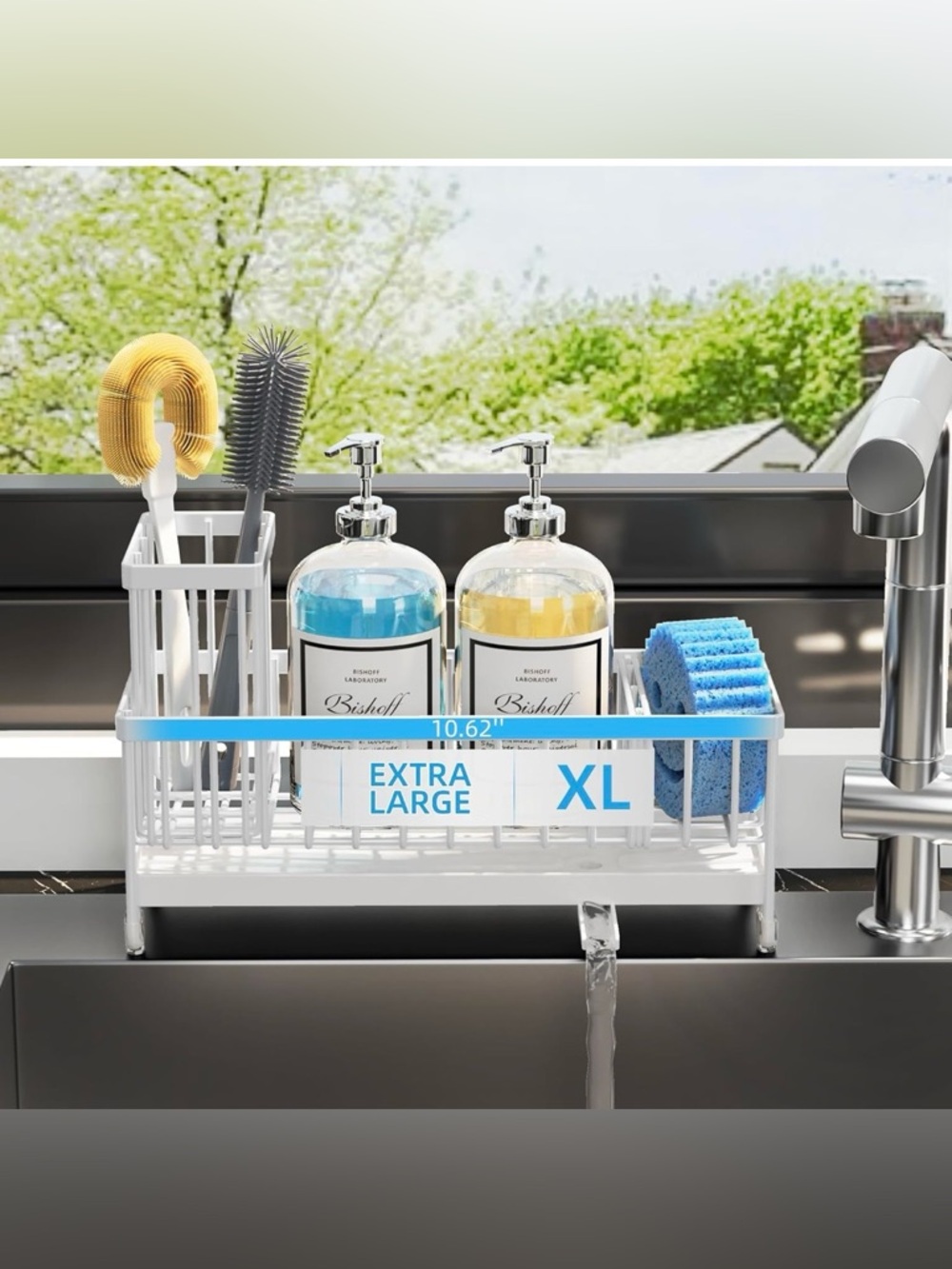 Moforoco Extra Large Kitchen Sink Caddy